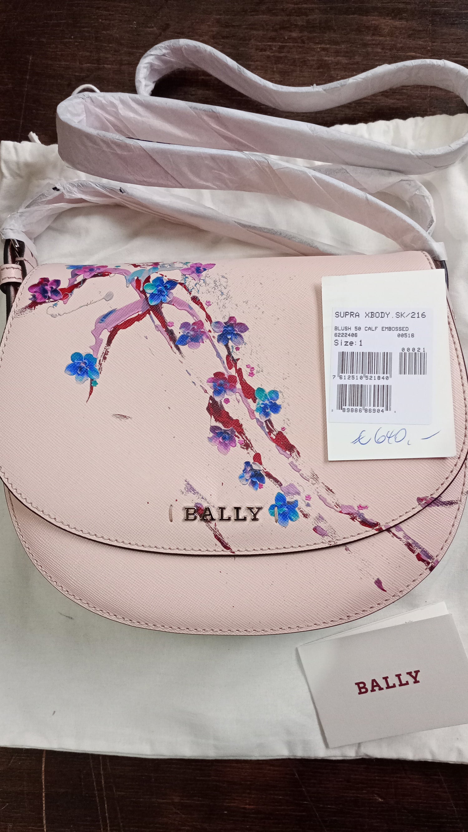 SUPRA XBODY . SK/216 BLUSH 50 CALF EMBOSSED