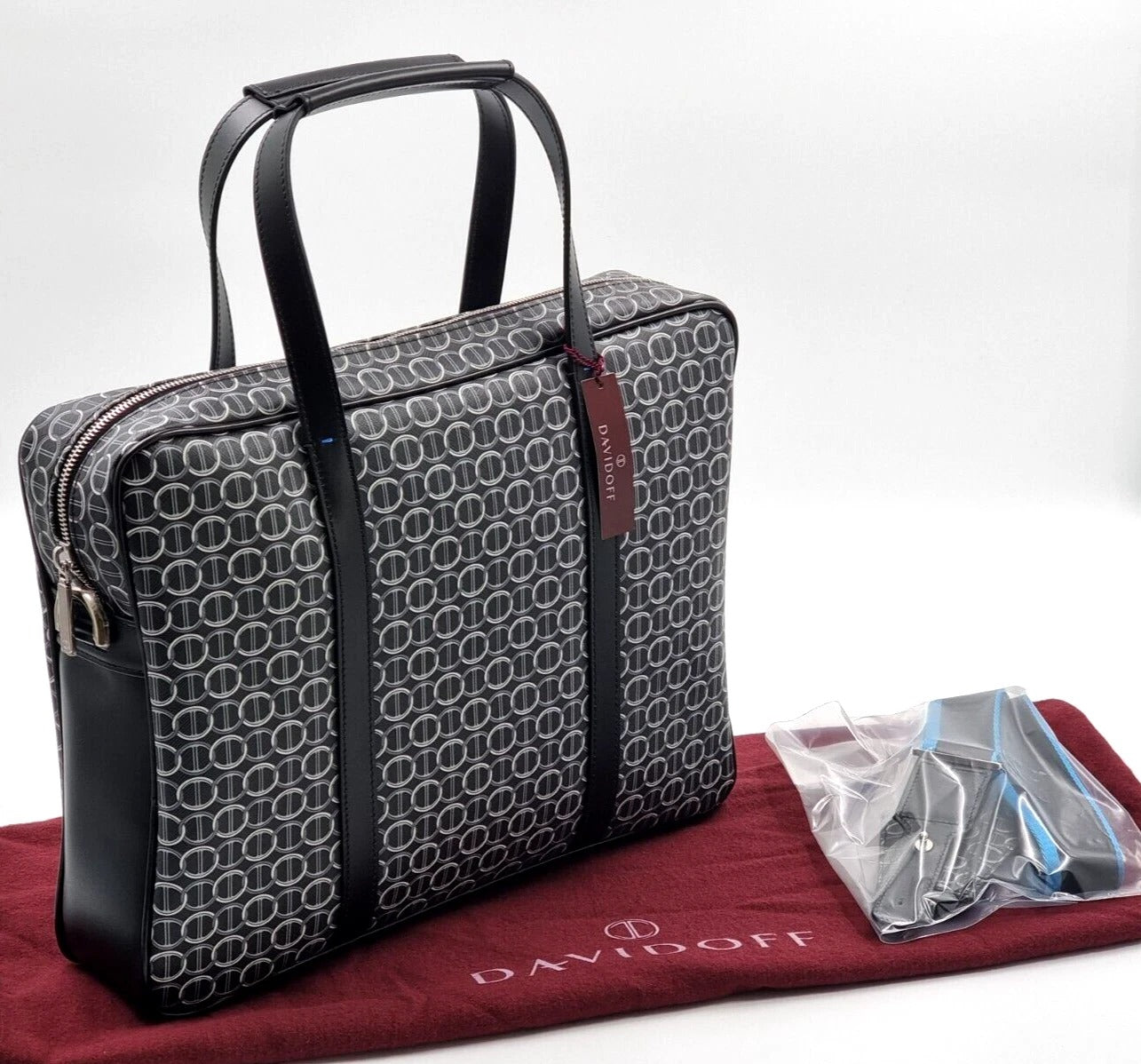 Davidoff Tasche 7630001923119 LG COLORAMA BUSINESS BAG 1 ZIP BLACK 22467 1