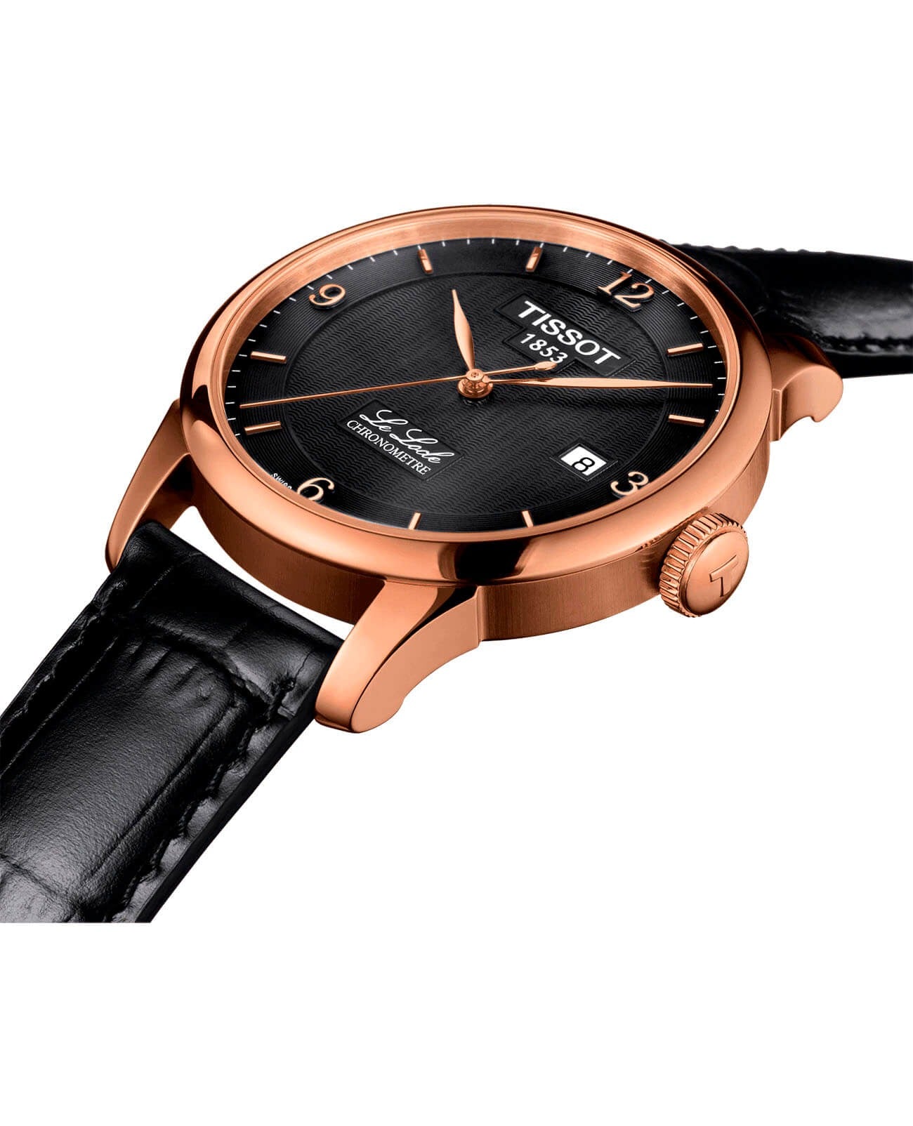 Tissot Le Locle Automatic 39mm Automatikuhr mit Edelstahlgehäuse und schwarzem Zifferblatt, elegante Herrenuhr von Tissot