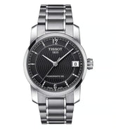 Tissot T-Classic Titanium Automatikuhr, 40mm, elegantes Design mit Titan-Gehäuse und automatischem Uhrwerk