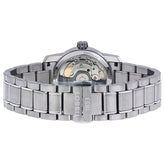Tissot T-Classic Titanium Automatikuhr mit 40mm Gehäuse, Edelstahlarmband, elegantes Design und automatisches Uhrwerk.