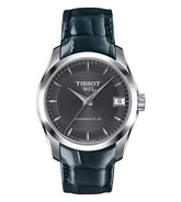 Tissot Couturier Automatic Lady 32mm Damenautomatikuhr mit Edelstahlgehäuse und elegantem Zifferblatt.