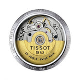 Tissot Couturier Automatic Lady Diamanten 32mm, elegante Automatikuhr mit Diamantbesatz und Lederarmband, stilvolles Damenmodell