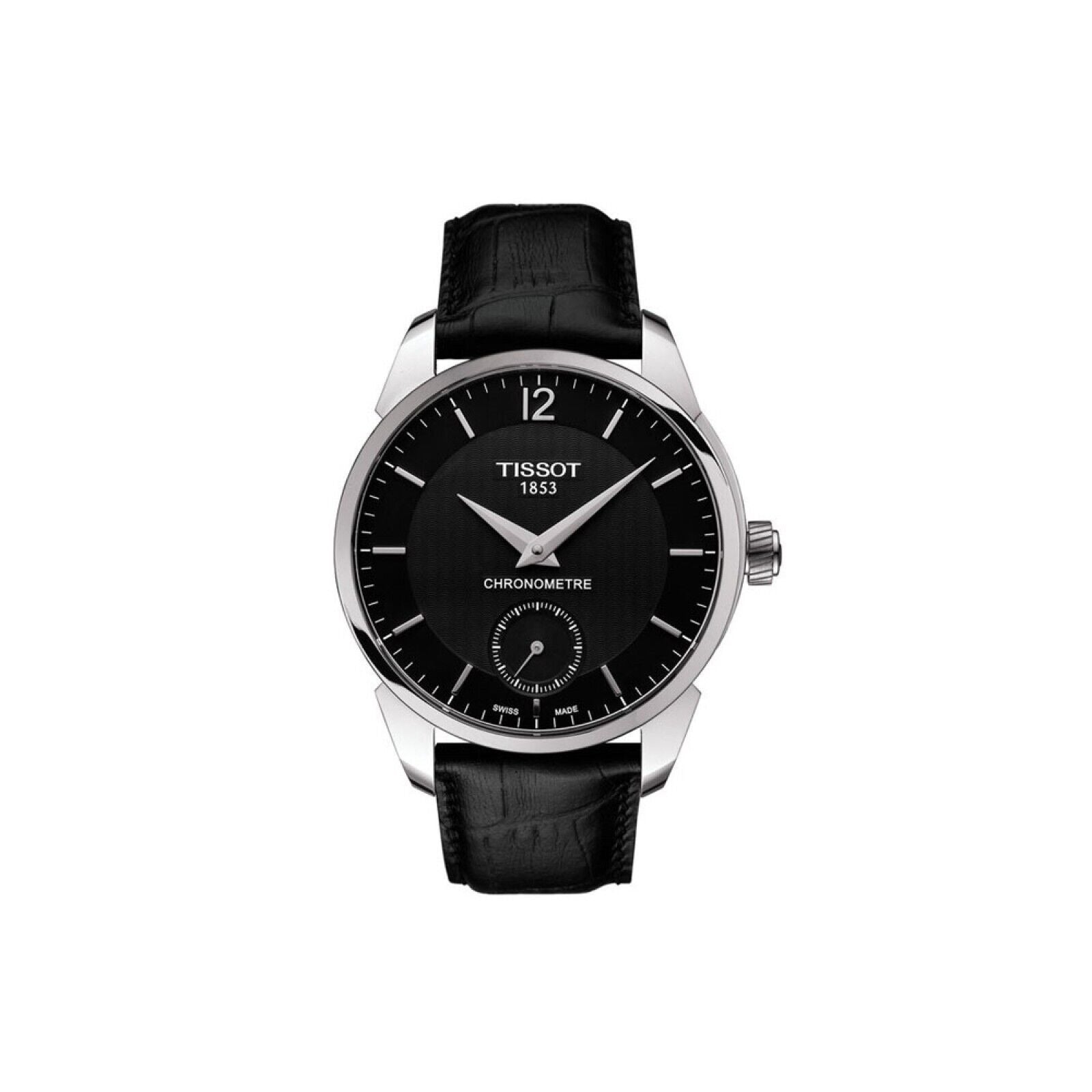 Tissot T-Complication Chronometer Herrenuhr mit 43mm Gehäuse, Automatikwerk und stilvollem Design