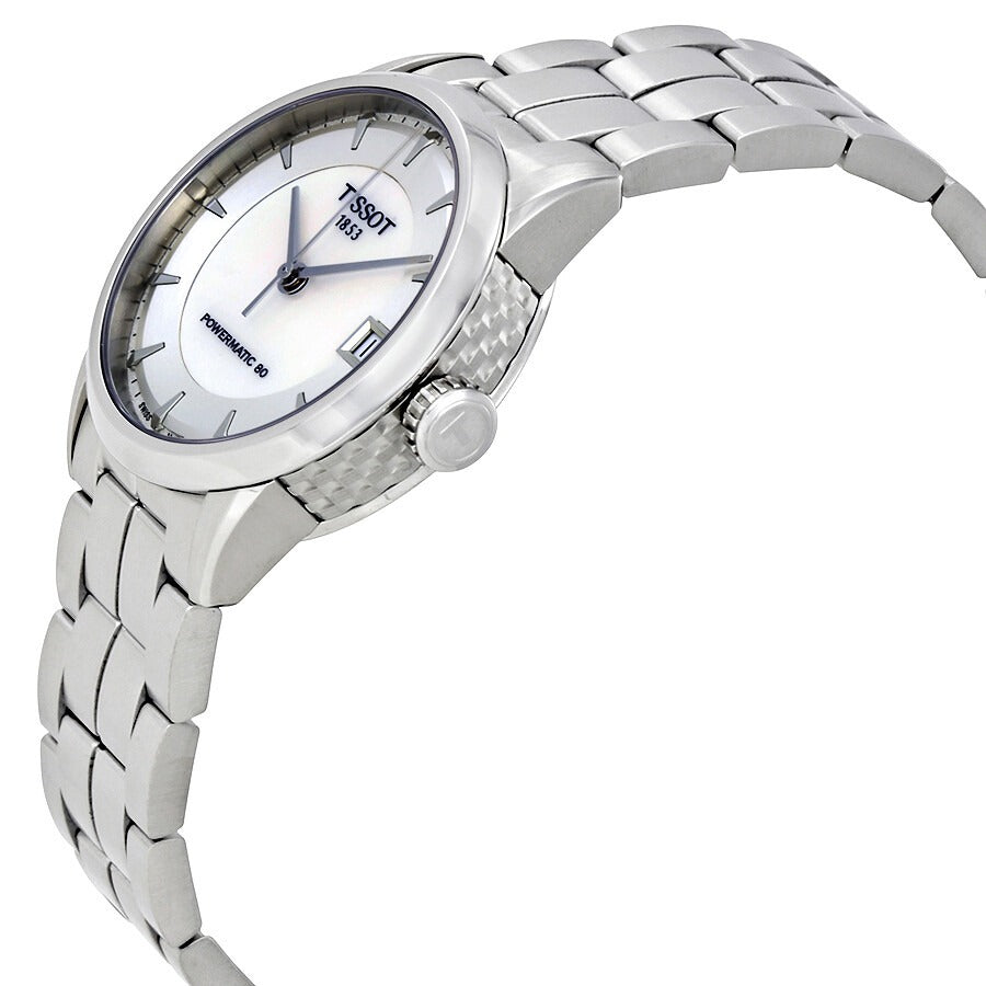 Tissot Luxury Powermatic 80 Lady 33mm Damenuhr mit Edelstahlarmband und elegantem Zifferblatt, Automatikuhr von Tissot