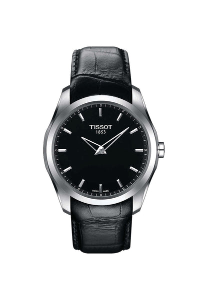Tissot Couturier Lady 32mm Quarzuhr mit stilvollem Zifferblatt und Edelstahlarmband, eleganter Damenuhr von Tissot