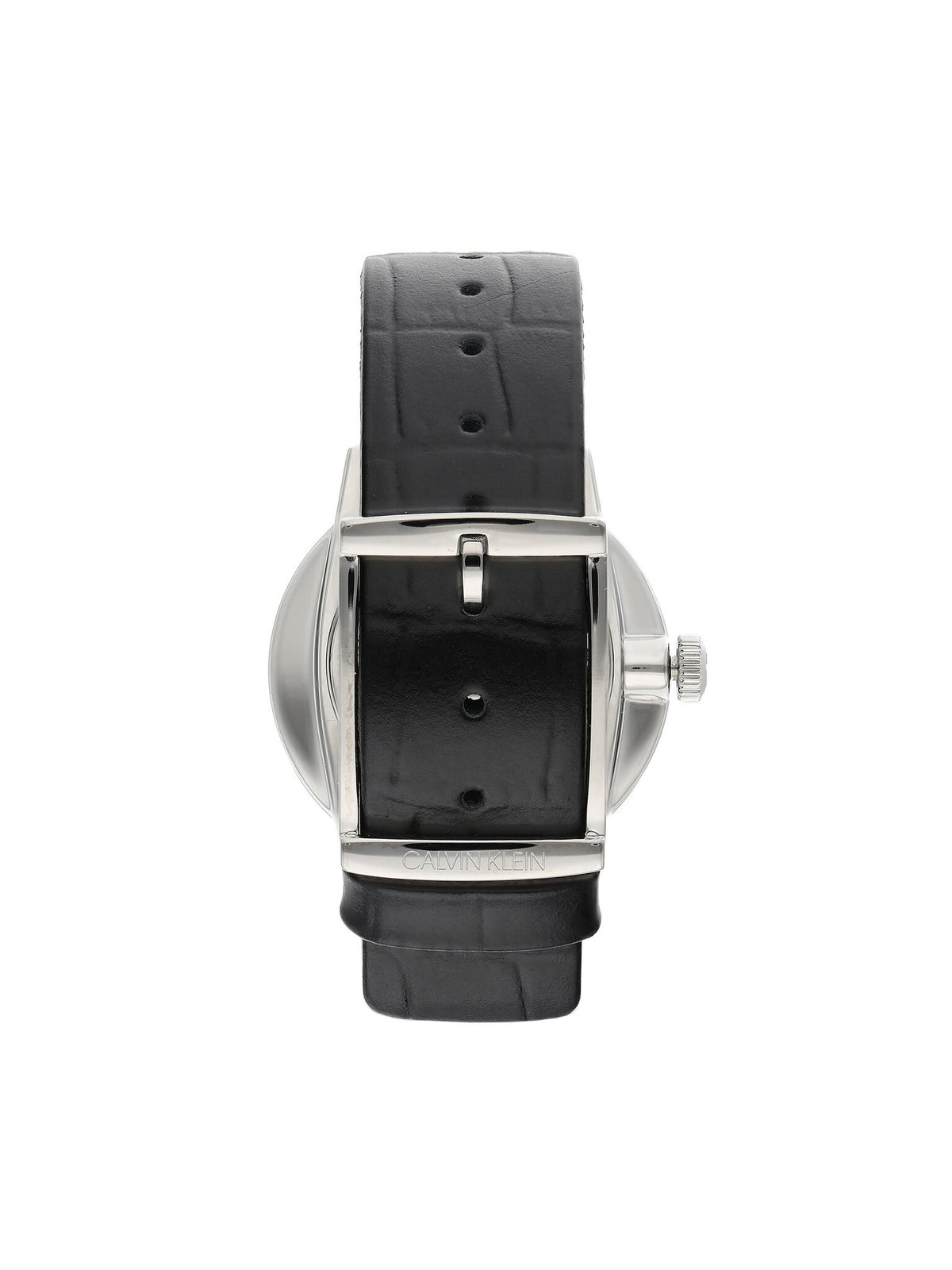 Montre pour femme Calvin Klein Accent Argent Noir Swiss Made (K2Y231C3)